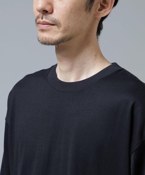 NANO universe（ナノユニバース）の「Anti Soaked(R) 汗染み防止 ミドルウェイト 7.1oz ビッグシルエットTシャツ（Tシャツ/カットソー・メンズ・トップグレー/ブルー/ブラック/ホワイト・XS/S/M/L/XL/XXL）」の13枚目の写真