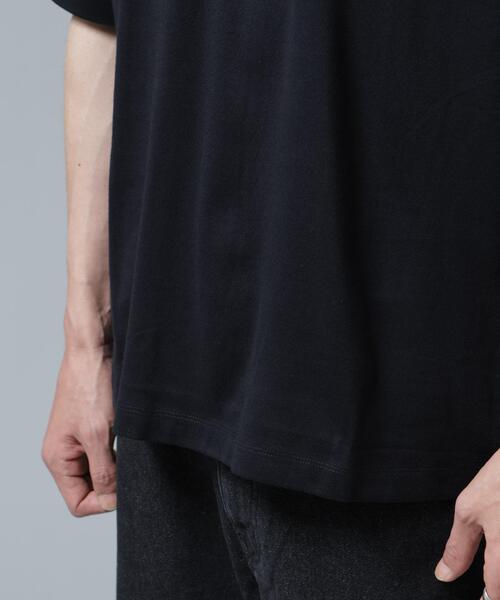 NANO universe（ナノユニバース）の「Anti Soaked(R) 汗染み防止 ミドルウェイト 7.1oz ビッグシルエットTシャツ（Tシャツ/カットソー・メンズ・トップグレー/ブルー/ブラック/ホワイト・XS/S/M/L/XL/XXL）」の15枚目の写真