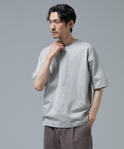 NANO universe（ナノユニバース）の「Anti Soaked(R) 汗染み防止 ミドルウェイト 7.1oz ビッグシルエットTシャツ（Tシャツ/カットソー・メンズ・トップグレー/ブルー/ブラック/ホワイト・XS/S/M/L/XL/XXL）」の18枚目の写真