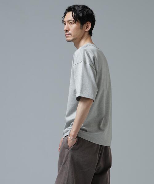 NANO universe（ナノユニバース）の「Anti Soaked(R) 汗染み防止 ミドルウェイト 7.1oz ビッグシルエットTシャツ（Tシャツ/カットソー・メンズ・トップグレー/ブルー/ブラック/ホワイト・XS/S/M/L/XL/XXL）」の20枚目の写真