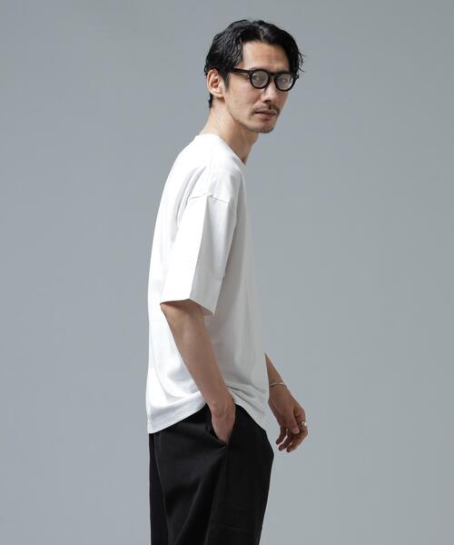 NANO universe(ナノユニバース)の「Anti Soaked(R) 汗染み防止 ミドルウェイト 7.1oz ビッグシルエットTシャツ(Tシャツ/カットソー・メンズ・トップグレー/ブルー/ブラック/ホワイト・XS/S/M/L/XL/XXL)」の17枚目の写真