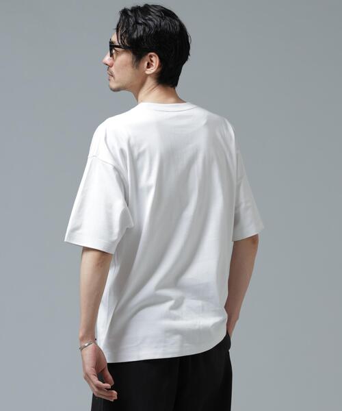 NANO universe(ナノユニバース)の「Anti Soaked(R) 汗染み防止 ミドルウェイト 7.1oz ビッグシルエットTシャツ(Tシャツ/カットソー・メンズ・トップグレー/ブルー/ブラック/ホワイト・XS/S/M/L/XL/XXL)」の19枚目の写真