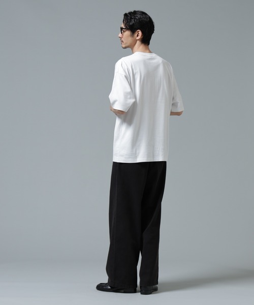 NANO universe(ナノユニバース)の「Anti Soaked(R) 汗染み防止 ミドルウェイト 7.1oz ビッグシルエットTシャツ(Tシャツ/カットソー・メンズ・トップグレー/ブルー/ブラック/ホワイト・XS/S/M/L/XL/XXL)」の18枚目の写真