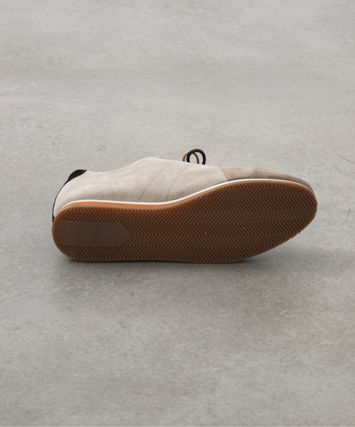 PUBLIC TOKYO（パブリックトウキョウ）の「スウェードコンビジャーマントレーナ（スニーカー・メンズ・ベージュ/ブラウン・3/2/1）」の12枚目の写真