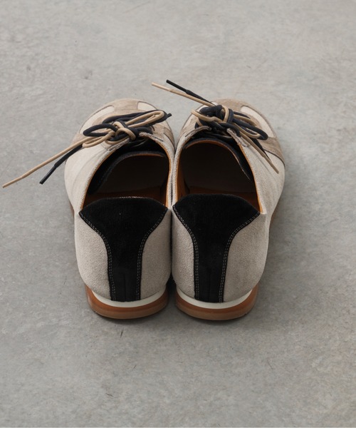 PUBLIC TOKYO（パブリックトウキョウ）の「スウェードコンビジャーマントレーナ（スニーカー・メンズ・ベージュ/ブラウン・3/2/1）」の9枚目の写真