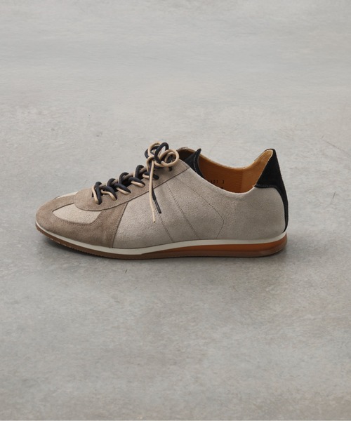 PUBLIC TOKYO（パブリックトウキョウ）の「スウェードコンビジャーマントレーナ（スニーカー・メンズ・ベージュ/ブラウン・3/2/1）」の10枚目の写真