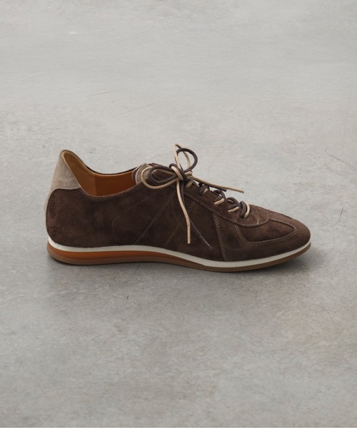 PUBLIC TOKYO（パブリックトウキョウ）の「スウェードコンビジャーマントレーナ（スニーカー・メンズ・ベージュ/ブラウン・3/2/1）」の6枚目の写真