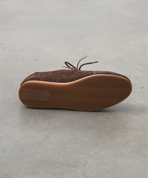 PUBLIC TOKYO（パブリックトウキョウ）の「スウェードコンビジャーマントレーナ（スニーカー・メンズ・ベージュ/ブラウン・3/2/1）」の7枚目の写真