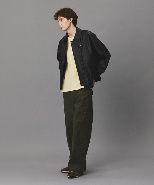 PUBLIC TOKYO（パブリックトウキョウ）の「スウェードコンビジャーマントレーナ（スニーカー・メンズ・ベージュ/ブラウン・3/2/1）」の14枚目の写真