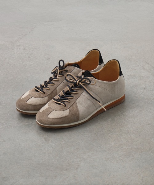 PUBLIC TOKYO（パブリックトウキョウ）の「スウェードコンビジャーマントレーナ（スニーカー・メンズ・ベージュ/ブラウン・3/2/1）」の19枚目の写真