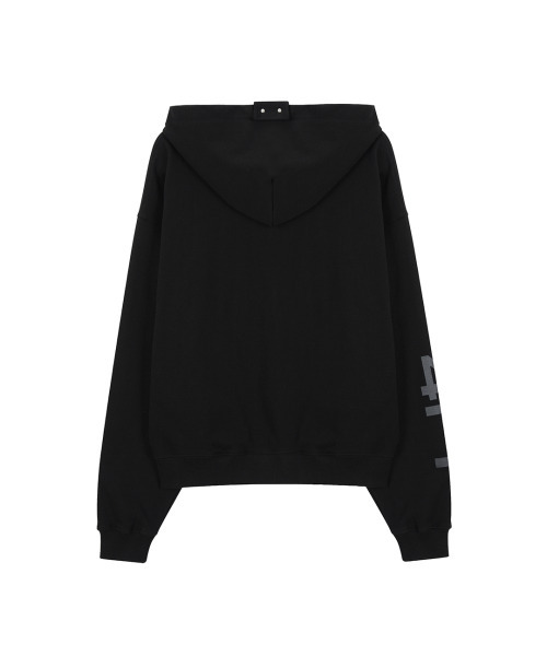 41PRAY（サイルプレイ）の「Midnight Horse Zip-up Hoodie /  Black（パーカー・レディース・ブラック・OS）」の2枚目の写真