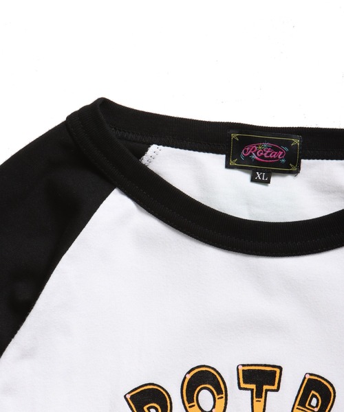 ROTAR(ローター)の「DRINK GRACEFULLY Raglan Tee(Tシャツ/カットソー・メンズ・ホワイト×ブラック/グレー系その他・SMALL/MEDIUM/LARGE/X-LARGE)」の9枚目の写真