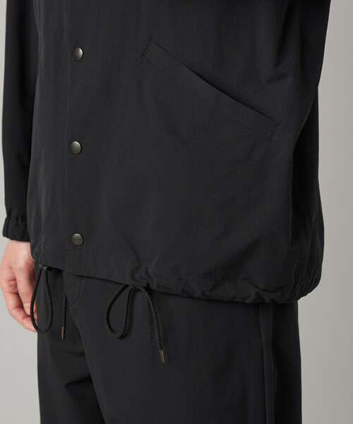 COMME CA MEN（コムサメン）の「【撥水】【COMME CA MEN BLACK】〔TEXBRID〕ライトコーチジャケット（ブルゾン・メンズ・ブラック/グレー・L/M）」の8枚目の写真