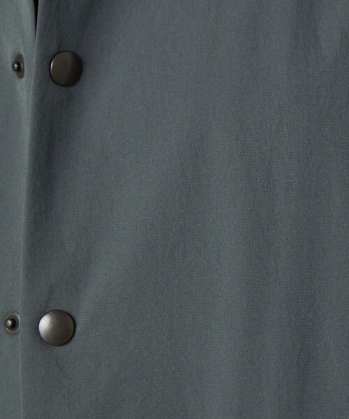 COMME CA MEN（コムサメン）の「【撥水】【COMME CA MEN BLACK】〔TEXBRID〕ライトコーチジャケット（ブルゾン・メンズ・ブラック/グレー・L/M）」の11枚目の写真
