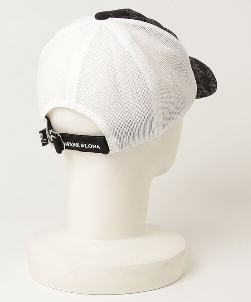 MARK & LONA（マークアンドロナ）の「Stela Monogram Stitch Mesh Cap | MEN and WOMEN（キャップ・メンズ・ブラック/ホワイト・FREE）」の11枚目の写真