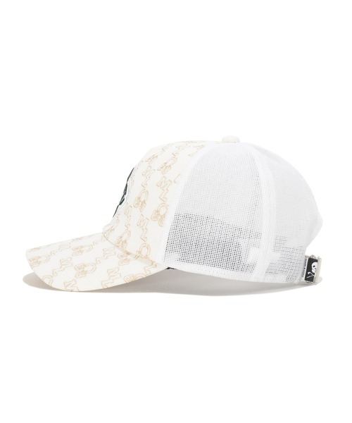 MARK & LONA（マークアンドロナ）の「Stela Monogram Stitch Mesh Cap | MEN and WOMEN（キャップ・メンズ・ブラック/ホワイト・FREE）」の4枚目の写真