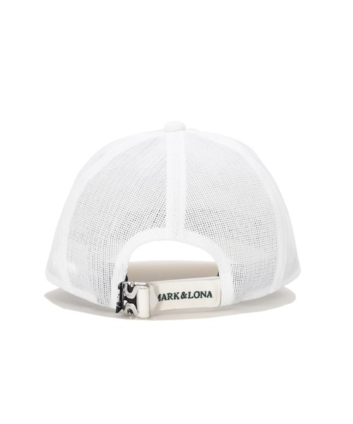 MARK & LONA（マークアンドロナ）の「Stela Monogram Stitch Mesh Cap | MEN and WOMEN（キャップ・メンズ・ブラック/ホワイト・FREE）」の5枚目の写真