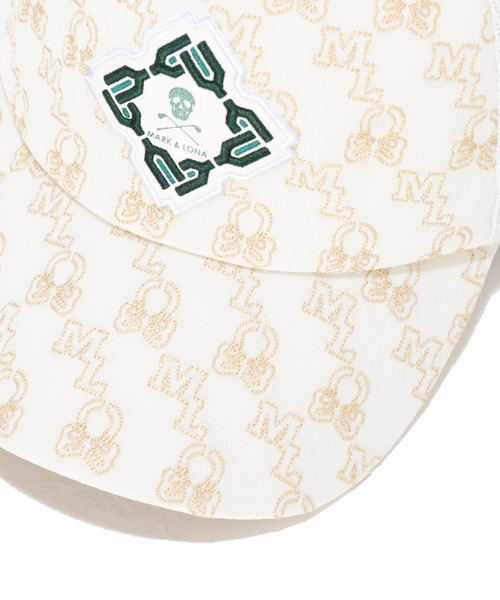 MARK & LONA（マークアンドロナ）の「Stela Monogram Stitch Mesh Cap | MEN and WOMEN（キャップ・メンズ・ブラック/ホワイト・FREE）」の9枚目の写真