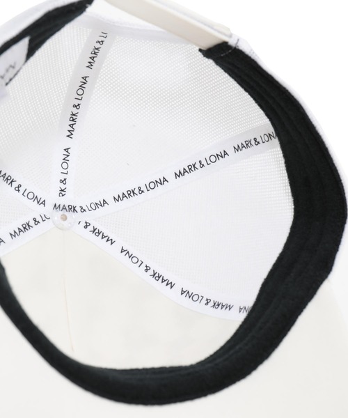 MARK & LONA（マークアンドロナ）の「Stela Monogram Stitch Mesh Cap | MEN and WOMEN（キャップ・メンズ・ブラック/ホワイト・FREE）」の10枚目の写真