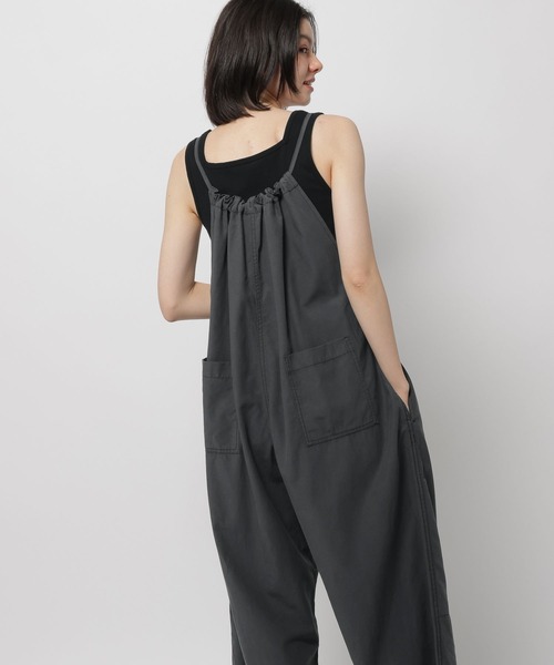 niko and...（ニコアンド）の「モンスターギャザーサロペット（サロペット/オーバーオール・レディース・カーキ/チャコール/ピンク・FREE）」の13枚目の写真