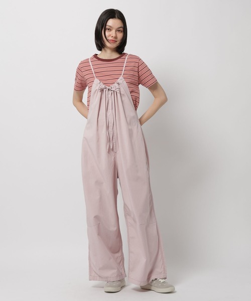 niko and...（ニコアンド）の「モンスターギャザーサロペット（サロペット/オーバーオール・レディース・カーキ/チャコール/ピンク・FREE）」の14枚目の写真