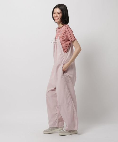 niko and...（ニコアンド）の「モンスターギャザーサロペット（サロペット/オーバーオール・レディース・カーキ/チャコール/ピンク・FREE）」の15枚目の写真