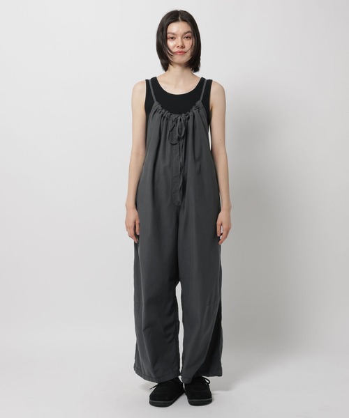 niko and...（ニコアンド）の「モンスターギャザーサロペット（サロペット/オーバーオール・レディース・カーキ/チャコール/ピンク・FREE）」の21枚目の写真