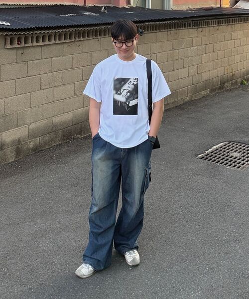 PEID(ペイド)の「PD GANGSTER 半袖Tシャツ ホワイト(Tシャツ/カットソー・レディース・ホワイト・2/3/4/5/6/1)」の12枚目の写真