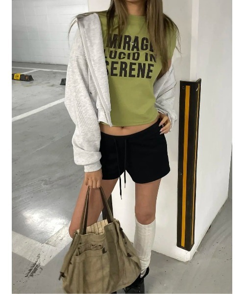 BLACKUP（ブラックアップ）の「[MADE] ジャニスマイクロショートバンディングパンツ（その他パンツ・レディース・ブラック・SMALL/MEDIUM/LARGE）」の2枚目の写真