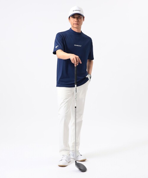 BEAMS GOLF(ビームスゴルフ)の「ORANGE LABEL / バックプリント ロゴモックネックシャツ(吸水速乾・UVカット)(Tシャツ/カットソー・メンズ・ホワイト/ネイビー/グレー・M/L/S/XL)」の11枚目の写真