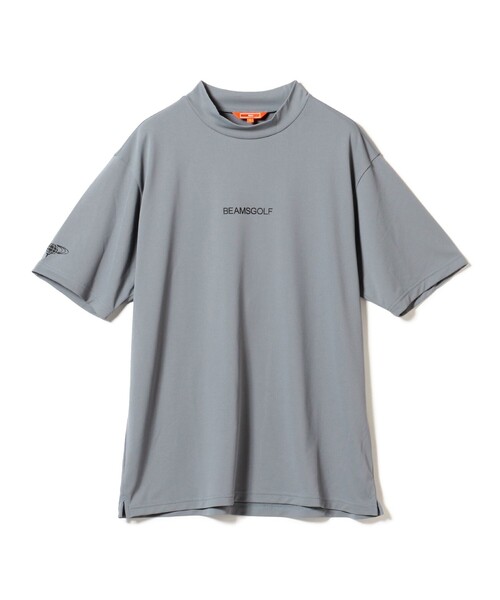 BEAMS GOLF(ビームスゴルフ)の「ORANGE LABEL / バックプリント ロゴモックネックシャツ(吸水速乾・UVカット)(Tシャツ/カットソー・メンズ・ホワイト/ネイビー/グレー・M/L/S/XL)」の14枚目の写真