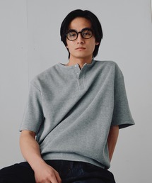 Adoon plain（アドーンプレーン）の「Snap Button Thermal Henry Neck T / スナップボタンサーマルヘンリーネックT（Tシャツ/カットソー）」