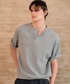 Adoon plain（アドーンプレーン）の「Snap Button Thermal Henry Neck T / スナップボタンサーマルヘンリーネックT（Tシャツ/カットソー・MEDIUM）」