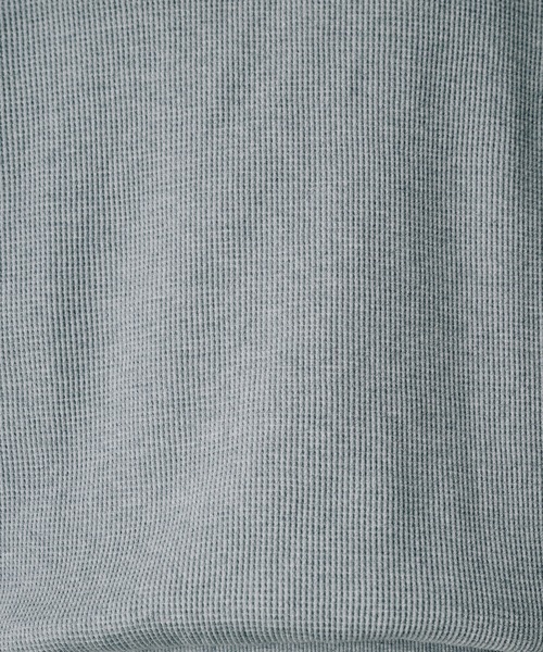 Adoon plain(アドーンプレーン)の「Snap Button Thermal Henry Neck T / スナップボタンサーマルヘンリーネックT(Tシャツ/カットソー・メンズ・ブラック/ライトグレー/レッド・LARGE/MEDIUM)」の13枚目の写真