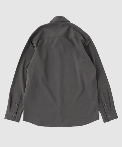 B.C STOCK(ベーセーストック)の「MULTI FUNCTION 32G PONTE ロングスリーブシャツ(シャツ/ブラウス・メンズ・ブラック/ホワイト/チャコールグレー・SMALL/X-LARGE/LARGE/MEDIUM)」の19枚目の写真
