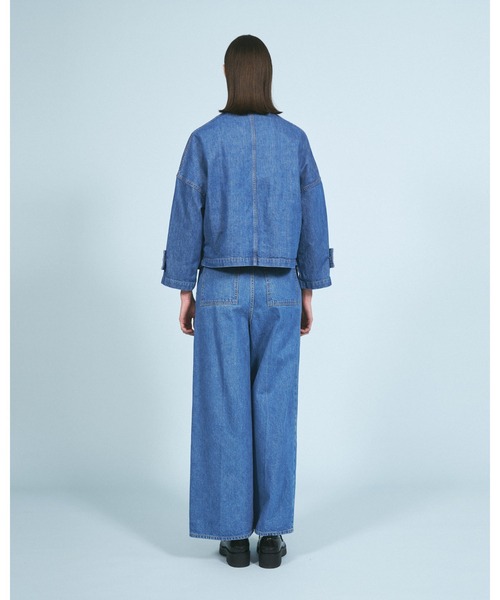 Mackintosh（マッキントッシュ）の「【マッキントッシュ公式】HUMBIE N/C SH DNM JK MB（デニムジャケット・レディース・グリーン・6）」の6枚目の写真