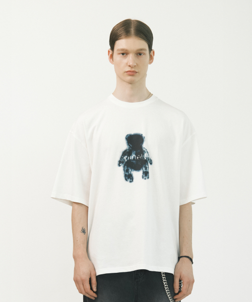 MINAV（ミナブ）の「ネオングルーミーベア 半袖Tシャツ [ホワイト]（Tシャツ/カットソー・メンズ・その他・LARGE/MEDIUM/X-LARGE）」の2枚目の写真