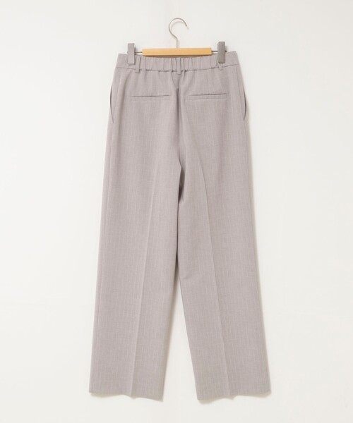NOLLEY’S(ノーリーズ)の「ウォッシャブルストライプ愛されセミワイドパンツ(その他パンツ・レディース・ブラック系その他3・40/38/36/34)」の7枚目の写真