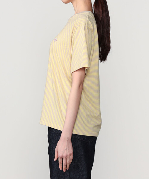 DANTON(ダントン)の「DANTON | ボーダー クルーネックTシャツ WOMEN(Tシャツ/カットソー・レディース・レッド系その他/イエロー系その他/ブルー系その他5・M/S)」の11枚目の写真