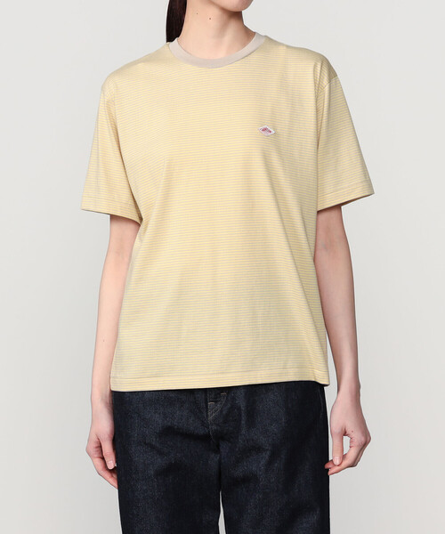 DANTON(ダントン)の「DANTON | ボーダー クルーネックTシャツ WOMEN(Tシャツ/カットソー・レディース・レッド系その他/イエロー系その他/ブルー系その他5・M/S)」の3枚目の写真