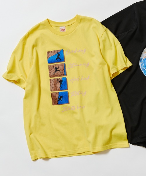 SCREEN STARS(スクリーンスターズ)の「【別注】SCREEN STARS / Print T-shirts(Tシャツ/カットソー・メンズ・イエロー/ライトグレー/ホワイト/チャコールグレー・SMALL/X-LARGE/LARGE/MEDIUM)」の4枚目の写真
