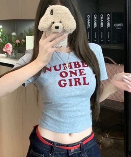 SallyLunn(サリーラン)の「ロゴデザインコンパクトTシャツ(Tシャツ/カットソー・レディース・ホワイト/グレー/レッド・MEDIUM/LARGE)」の14枚目の写真