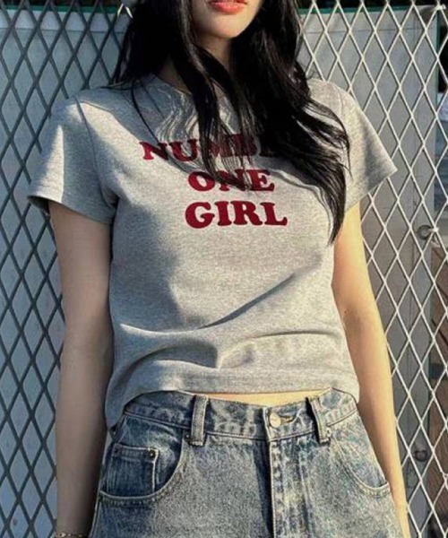 SallyLunn(サリーラン)の「ロゴデザインコンパクトTシャツ(Tシャツ/カットソー・レディース・ホワイト/グレー/レッド・MEDIUM/LARGE)」の15枚目の写真