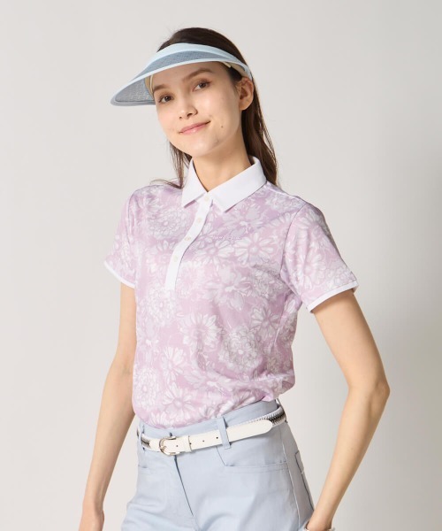 セール】【marie claire:マリ.クレール】レディースポロシャツ 接触冷