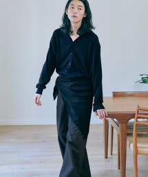 MALEN（マレン）の「ユニセックスナチュラルレイヤードスカーフブラック（バンダナ/スカーフ）」