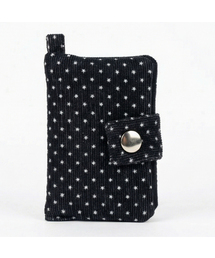 SONNETOFNIGHT（ソネットオブナイト）の「リトルブック カード財布 可愛いファブリック キーリング (12色)（札入れ/マネークリップ）」