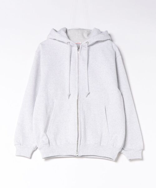 TONE SELECT WEAR（トーンセレクトウェア）の「United Athle(ユナイテッドアスレ)15.0オンス オープンエンド マグナムウェイト スウェット フルジップ パーカ（裏起毛） (5797-01) (579701)【15.0ｵﾝｽｵｰﾌﾟﾝｴﾝﾄﾞﾏｸﾞﾅﾑｳｪｲﾄｽｳｪｯﾄﾌﾙｼﾞｯﾌﾟﾊﾟｰｶ】（パーカー・メンズ・ブラック/アッシュグレー・X-LARGE/LARGE/MEDIUM）」の2枚目の写真