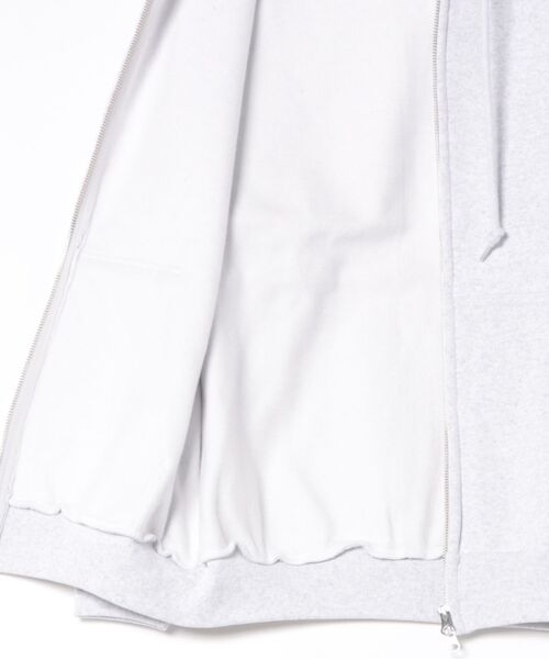 TONE SELECT WEAR（トーンセレクトウェア）の「United Athle(ユナイテッドアスレ)15.0オンス オープンエンド マグナムウェイト スウェット フルジップ パーカ（裏起毛） (5797-01) (579701)【15.0ｵﾝｽｵｰﾌﾟﾝｴﾝﾄﾞﾏｸﾞﾅﾑｳｪｲﾄｽｳｪｯﾄﾌﾙｼﾞｯﾌﾟﾊﾟｰｶ】（パーカー・メンズ・ブラック/アッシュグレー・X-LARGE/LARGE/MEDIUM）」の4枚目の写真