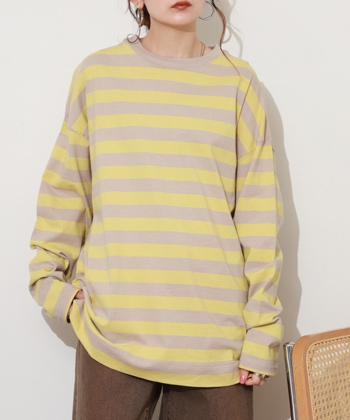 SO(エスオー)の「ロングTシャツ(Tシャツ/カットソー・レディース・グレー/ブルー・FREE)」の16枚目の写真