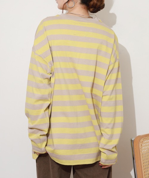 SO(エスオー)の「ロングTシャツ(Tシャツ/カットソー・レディース・グレー/ブルー・FREE)」の18枚目の写真